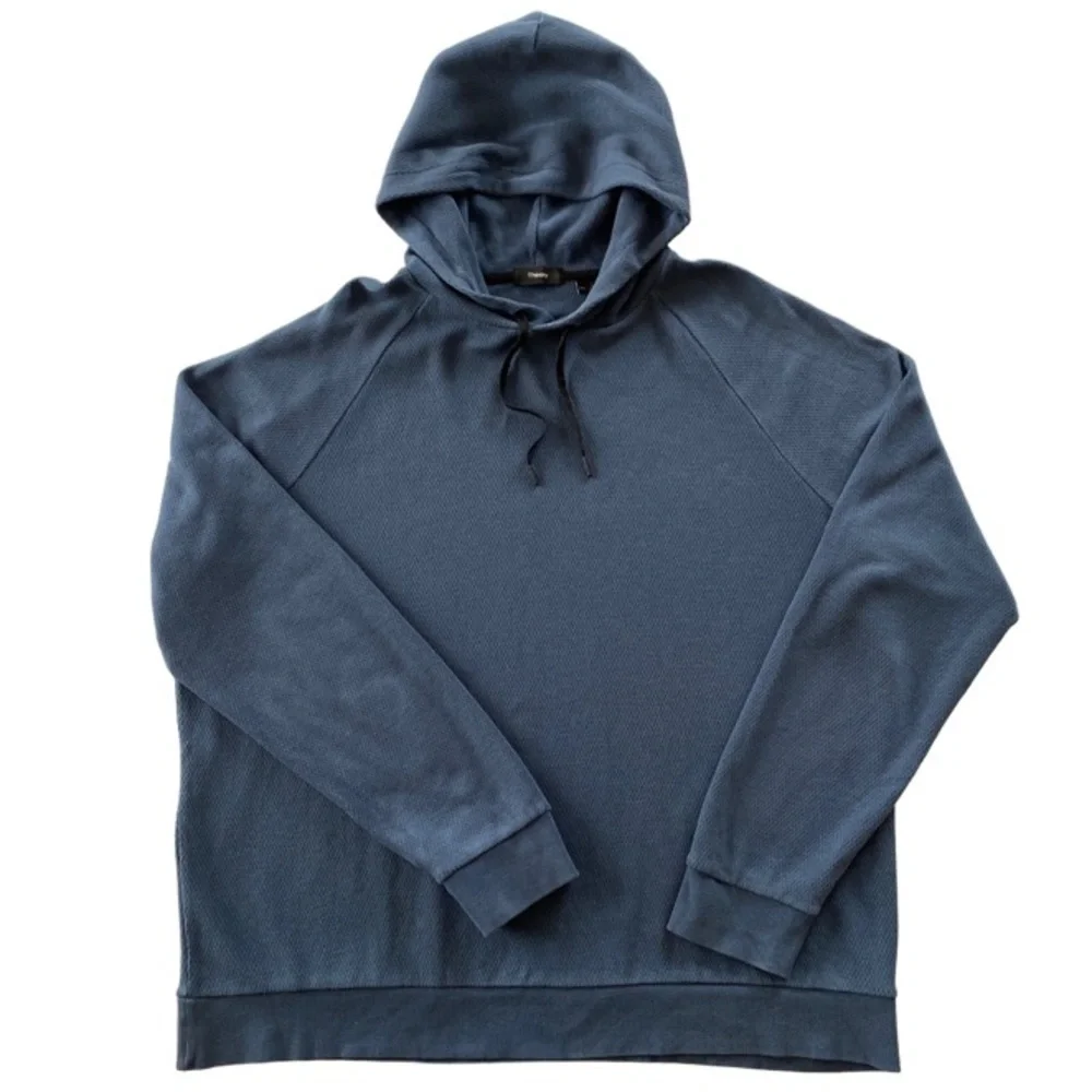 Theory Hoodie in Organic Cotton Thermal. XXL - Picture 4 of 12
